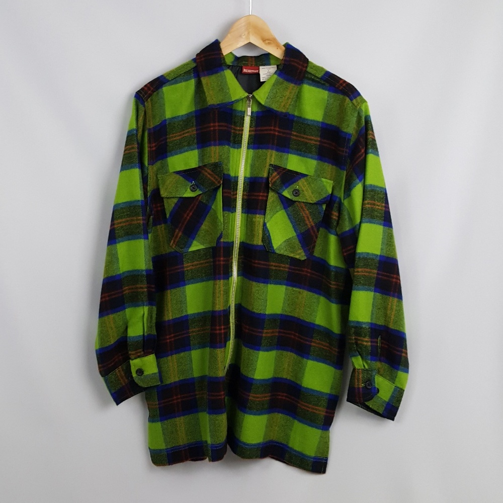 Palmettos Zip UP Flannel Sz L